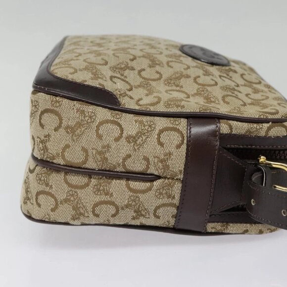 CELINE C Macadam Canvas Shoulder Bag Brown Auth ep5946 - Picture 7 of 15